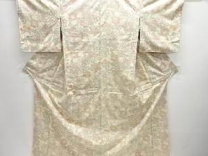 花模様織り出し西陣お召着物